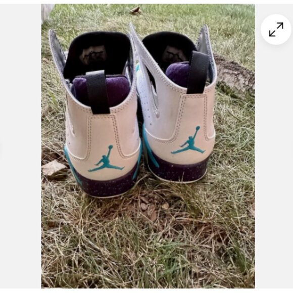 Air Jordan Flight Club 91 men sz 11 white/blue lagoon 555475-105 Shoes Rare New - Picture 7 of 12